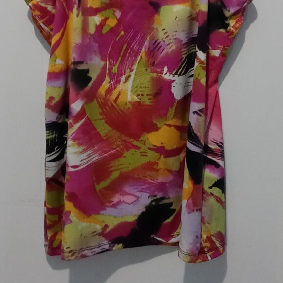 CDP & CO Spaghetti Strap Adjustable Abstract Print Tank Top Size Large - Picture 3 of 9